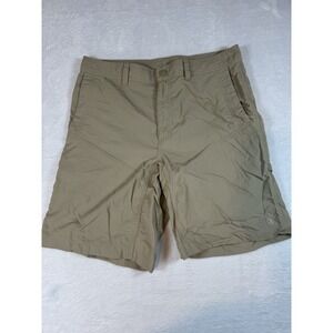 The North Face Shorts Men 34 Beige 100% Nylon Chino Camping Hiking Lightweight